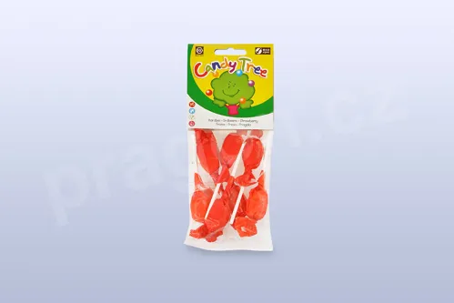 Lízátka s příchutí jahody bezlepková 7 × 10 g BIO CANDY TREE