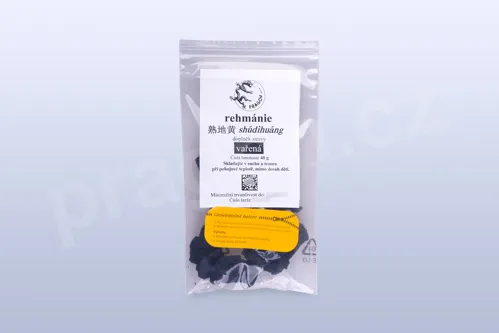 rehmánie (vařená), shudihuang, Rehmanniae radix praep. - 40 g