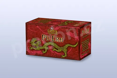 Pu-Erh 20 x 1,70 g, Grešík, Černý čaj