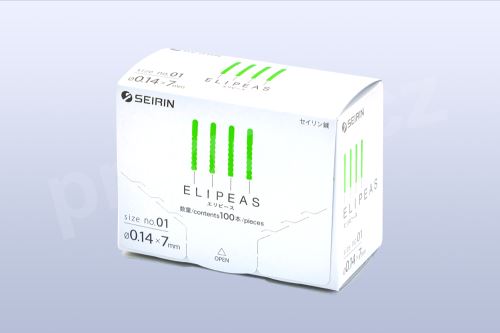 Akupunkturní jehly Seirin ELIPEAS No. 02 / intradermální 0,14×7 mm_2026_1