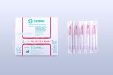 Akupunkturní jehly Seirin J-type 1 / 0,16×30 mm Akupunkturní jehly Seirin J-type 1 / 0,16×30 mm