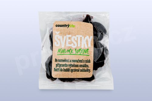 Švestky sušené bez pecek Ashlock 100 g COUNTRY LIFE
