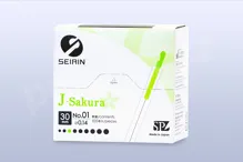 Akupunkturní jehly Seirin J-Sakura No. 01 / 0,14×30 mm Akupunkturní jehly Seirin J-Sakura No. 01 / 0,14×30 mm