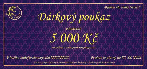 Elektronický dárkový poukaz na nákup zboží v hodnotě 5 000 Kč_e