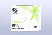Akupunkturní jehly Seirin J15-Sakura No. 01 / 0,14×15 mm