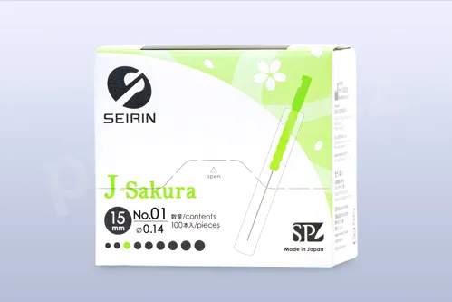 Akupunkturní jehly Seirin J15-Sakura No. 01 / 0,14×15 mm