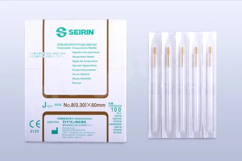 Akupunkturní jehly Seirin J-type 5 / 0,30x60 mm