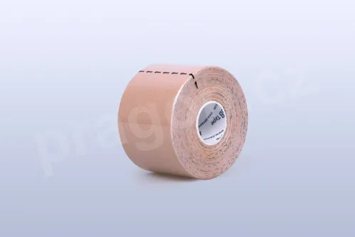 Kineziologický tejp BB Tape 5 cm, barva béžová