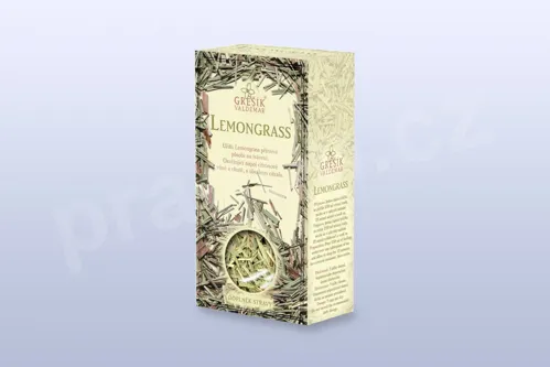 Lemongrass 40 g krabička, GREŠÍK Čaje 4 světadílů